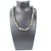 Labradorite Necklace: Enhances Inner Worth - 1 Layer Love Rocks Necklace